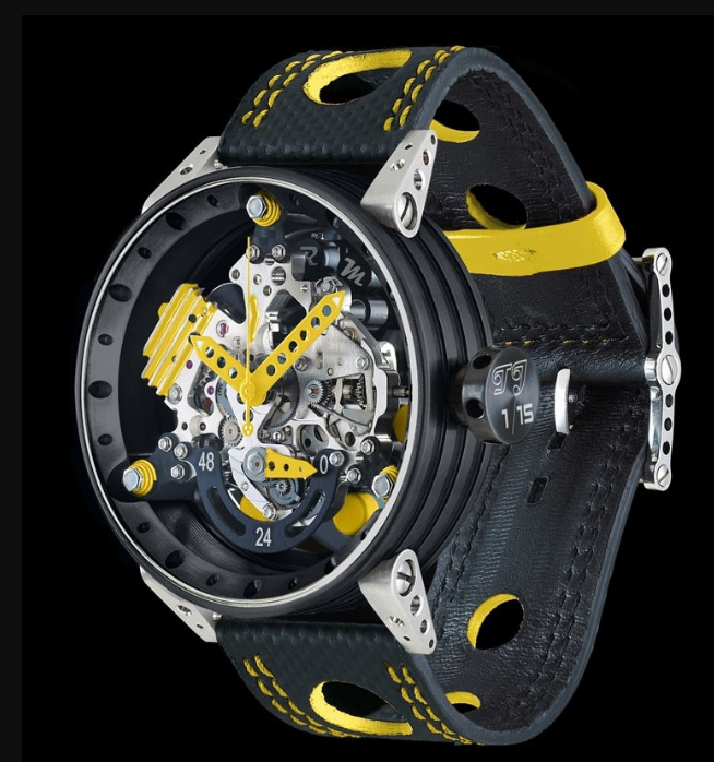 Review High Quality B.R.M Replica Watches For Sale BRM R50-VT-TJ black PVD titanium